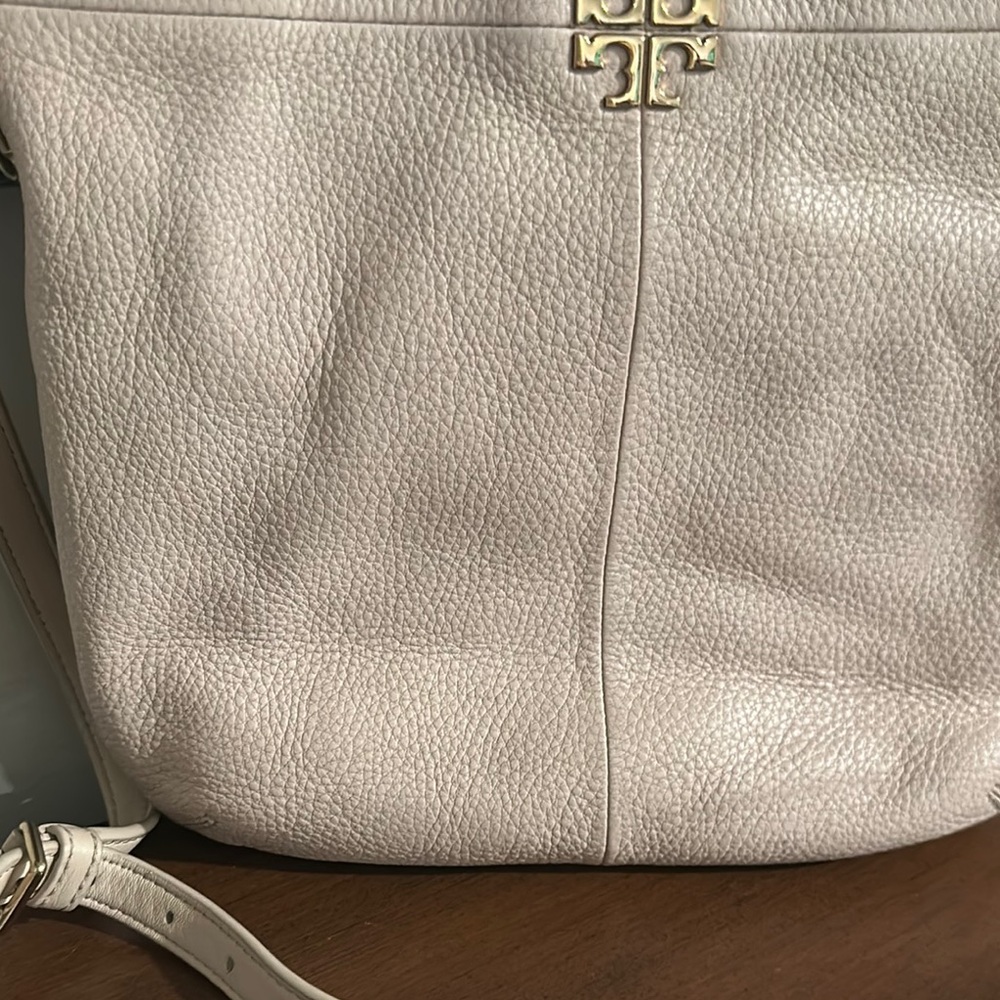 Tory Burch Pink/Beige Crossbody Bag with Gold Hardware - Picture 3 of 13